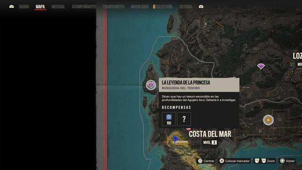 Far Cry 6: Localización de la misión búsqueda del tesoro La leyenda de la Princesa
