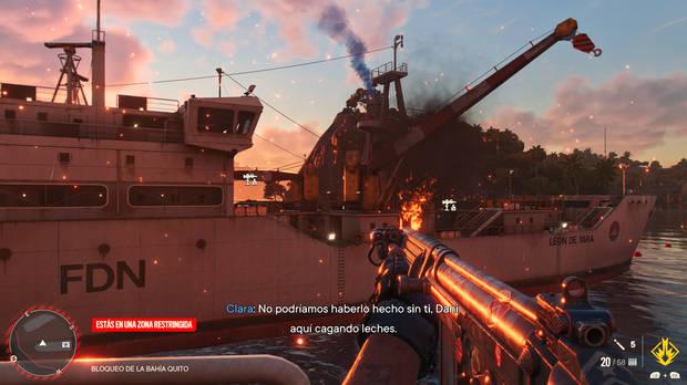 Hay misiones que son puro caos con acci�n, tiros y explosiones por todas partes.