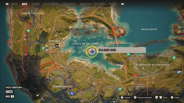 Far Cry 6 - Isla Guau-Guau, localización