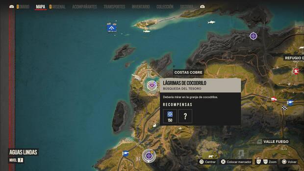 Far Cry 6: Localización de la misión búsqueda del tesoro Lágrimas de cocodrilo