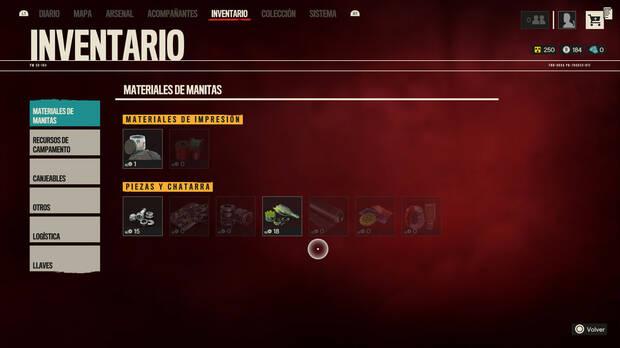 Far Cry 6 - Materiales y recursos
