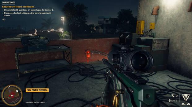 Far Cry 6: Dinero escondido - Botón para entrar en el búnker
