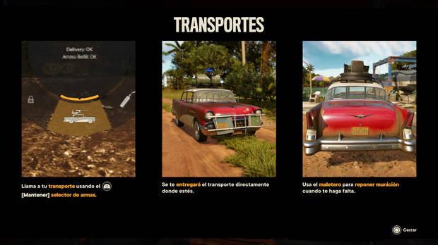 Far Cry 6 - Características de los transportes