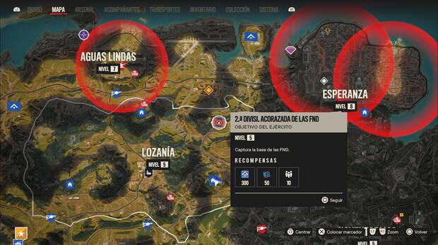 Far Cry 6 - Localización de la base 2ª Divisi. Acorazada de las FND