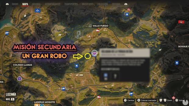 Far Cry 6 - Localización de la misión secundaria Un gran robo