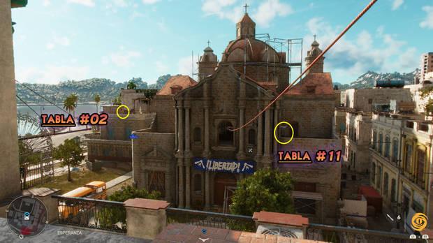 Far Cry 6: Localización Tabla de criptograma #11 y Tabla de criptograma #02
