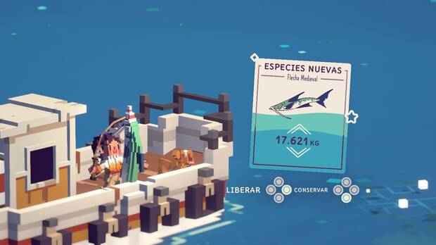 Podremos pescar desde el barco o desde la costa, así como usar otro tipo de herramientas como redes o trampas para langostas.