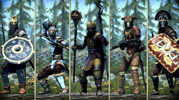 Nuevas armaduras de The Elder Scrolls V: Skyrim Anniversary Edition.