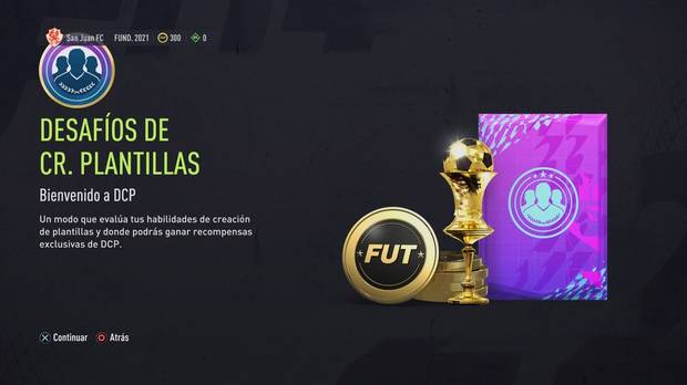 FIFA 22 - Completa Desafíos de creación de plantillas