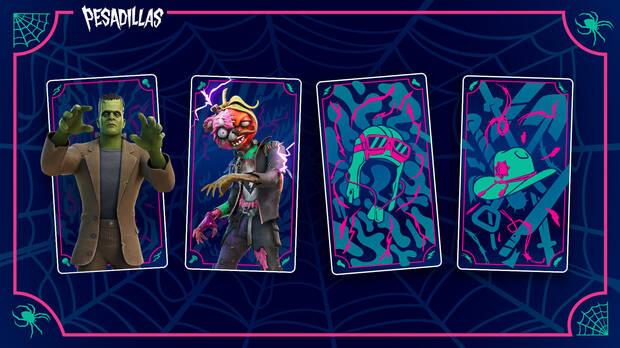 Nuevas skins especiales y cartas de Pesadilla antes de la tempestad en Fortnite