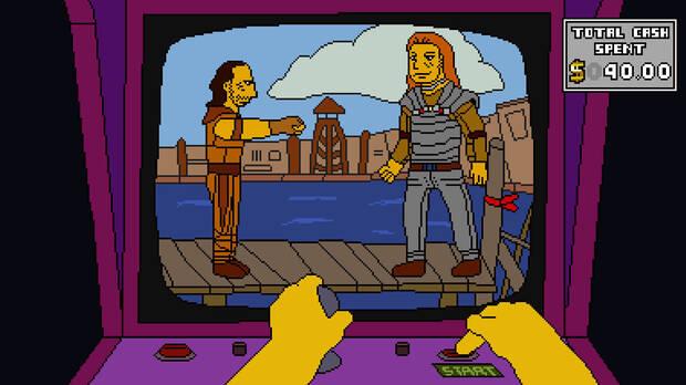 Videojuego falso de Waterworld de Los Simpson hecho por un fan