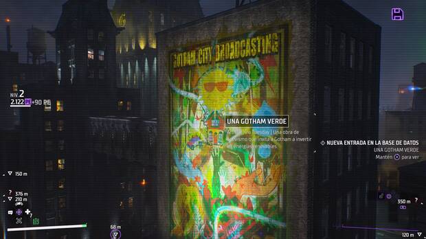 Gotham Knights - Posición del arte urbano #04: Una Gotham verde en Gotham Heights
