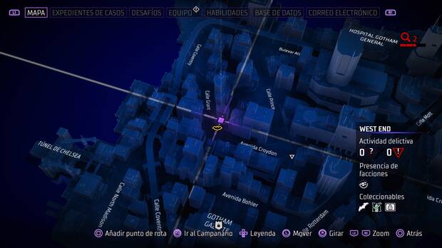 Gotham Knights - Localización en el mapa del arte urbano 10 Nací así en West End