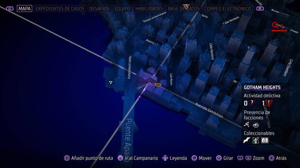 Gotham Knights - Localización en el mapa del arte urbano 05 UGC en Gotham Heights