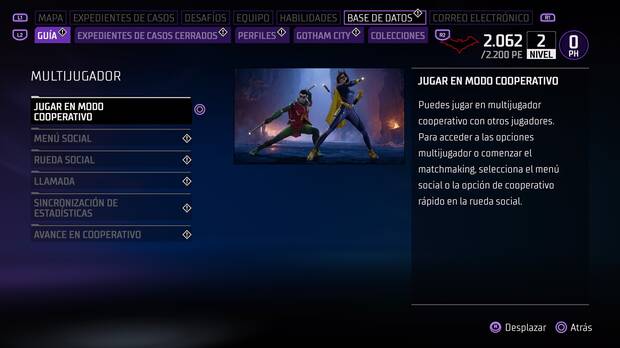 Gotham Knights - Características del multijugador