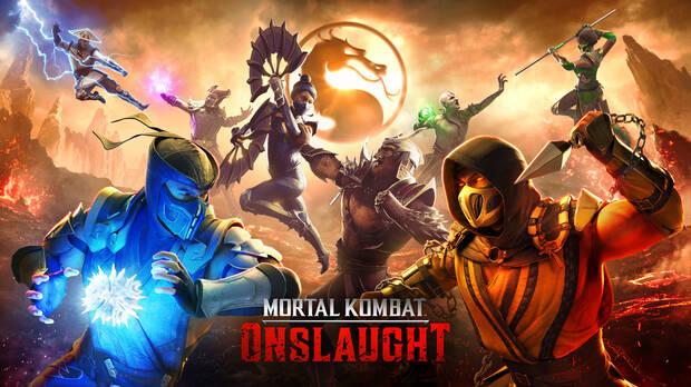 Key art de Mortal Kombat: Onslaught.