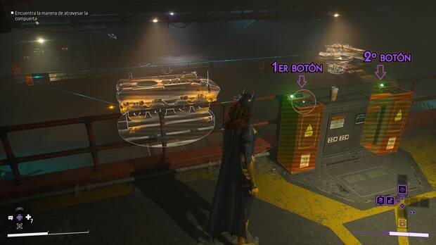 Gotham Knights - Puzzle compuerta blindada: Mover el láser