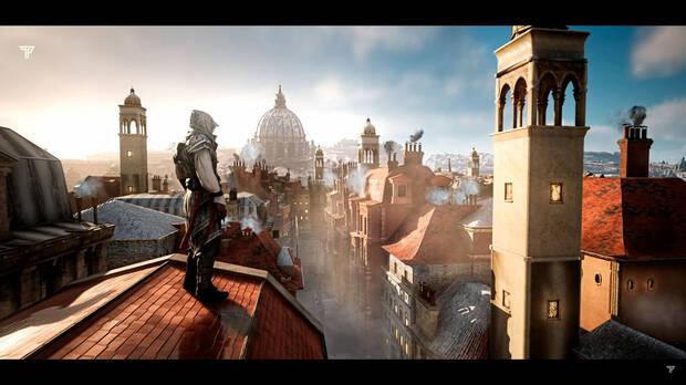 Assassin's Creed 2 remake fan en Unreal Engine 5 demo PC