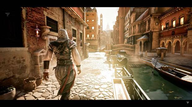 Assassin's Creed 2 remake fan en Unreal Engine 5 demo PC