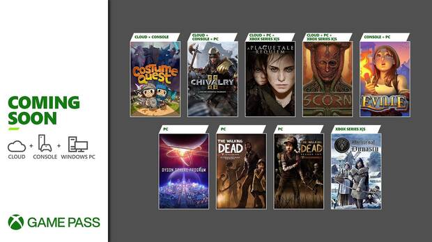 Primera tanda de juegos de octubre en Xbox Game Pass.