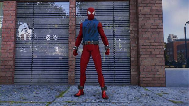 Marvel's Spider-Man 2 - Trajes de Peter: Traje Araña escarlata