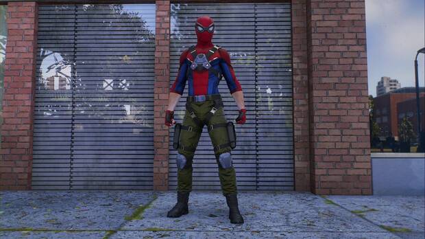 Marvel's Spider-Man 2 - Trajes de Peter: Traje de Secret Wars: Civil War