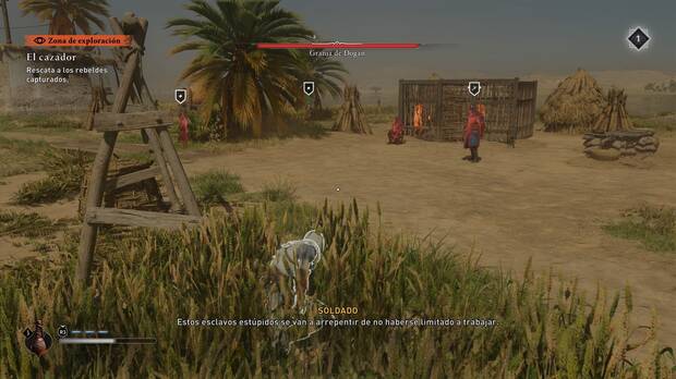 Assassin's Creed Mirage - Liberar a los rebeldes capturados en la granja de Dogan