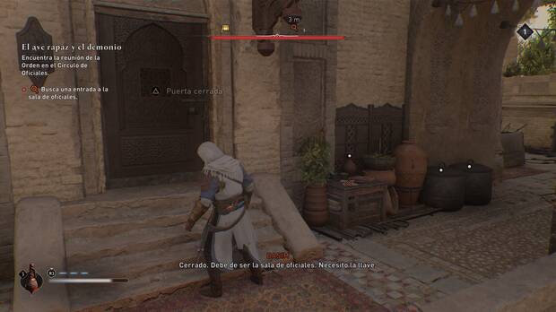 Assassin's Creed Mirage - Buscar la manera de entrar en el Círculo de Oficiales