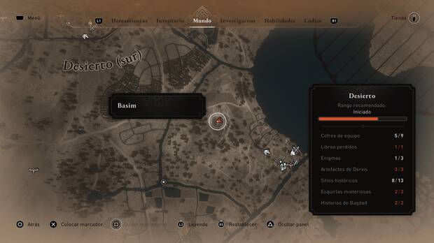 Assassin's Creed Mirage - Localización de la solución al enigma Resuélveme este problema