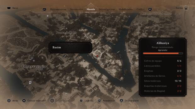 Assassin's Creed Mirage - Localización de la solución al enigma Un desafío