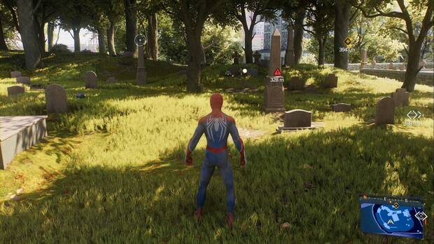 Marvel's Spider-Man 2 - ¿Dónde está la tumba de la tía May?: iconos de las tumbas de Ben y May