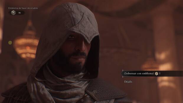 Assassin's Creed Mirage - Interrogar al juez con emblemas