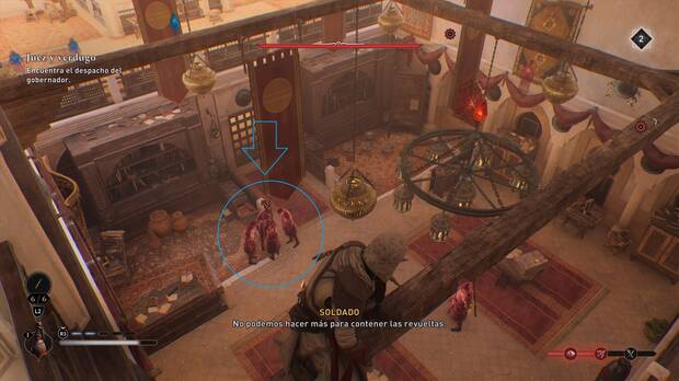Assassin's Creed Mirage - Guardia con la llave del despacho del gobernador