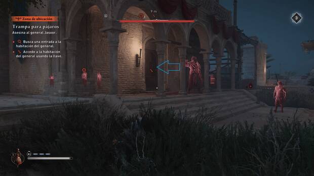 Assassin's Creed Mirage - Puerta cerrada de la habitación del general Jasoor