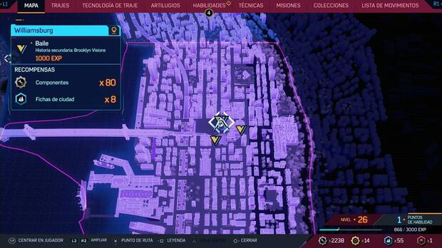 Marvel's Spider-Man 2 - Misiones de Brooklyn Visions: ubicación de la misión Baile