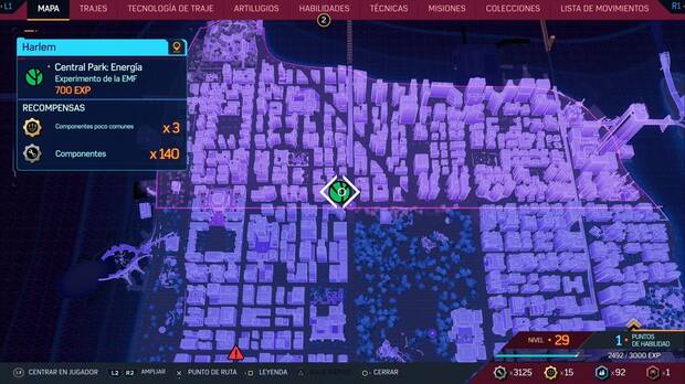 Marvel's Spider-Man 2 - Experimentos de la EMF: Central Park, energía