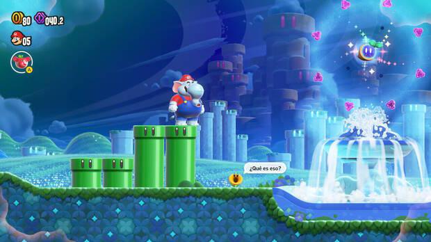Super Mario Bros. Wonder - Localización de la Semilla maravilla #1 en Llegada al Reino Flor