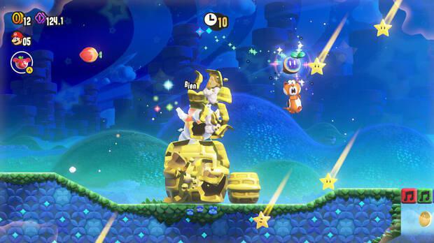 Super Mario Bros. Wonder - Localización de la Semilla maravilla #1 en La colina de los Correveitires