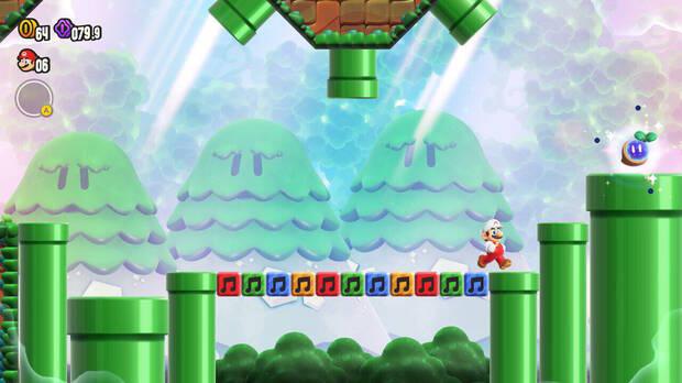 Super Mario Bros. Wonder - Localización de la Semilla maravilla #1 en El desfile de las Plantas Piraña