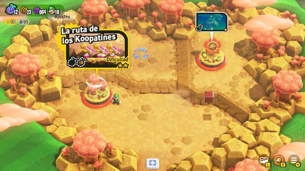 Super Mario Bros. Wonder - Nivel La ruta de los Koopatines del Mundo 1 Pradera Tubirroca