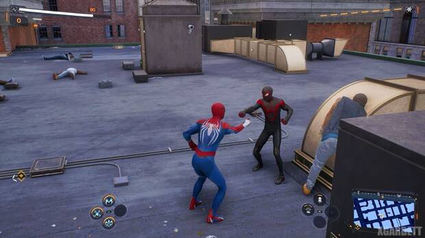Marvel's Spider-Man 2 - Easter eggs: el meme de los spider-men señalándose