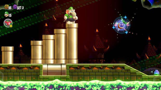 Super Mario Bros. Wonder - Localización de la Semilla maravilla #1 en Palacio de la pradera Tubirroca