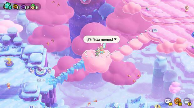 Super Mario Bros. Wonder - Nivel Tienda de Poplin 1 del Mundo 2 Cordillera Nub Nub