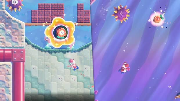 Super Mario Bros. Wonder - Localización de la Semilla maravilla #1 en La gruta costera del Hurtín buceador