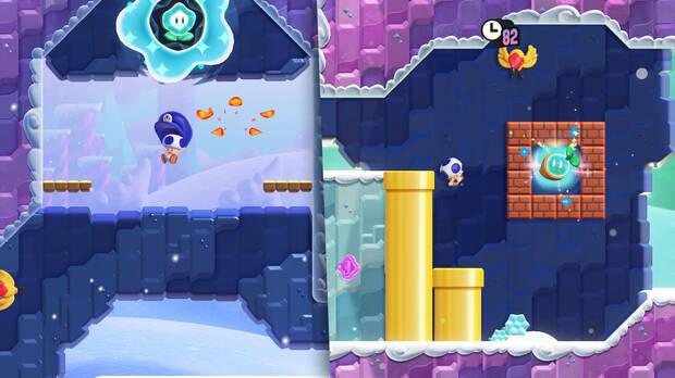Super Mario Bros. Wonder - Localización de la Semilla maravilla #1 en El vuelo rasante del Tucante