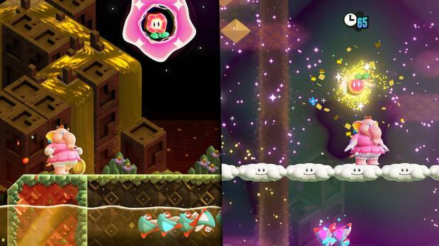 Super Mario Bros. Wonder - Localización de la Semilla maravilla #1 en Prueba de Atungos: En el punto de mira