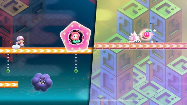 Super Mario Bros. Wonder - Localización de la Semilla maravilla #1 en Gran prueba final: Frenesí acelerado