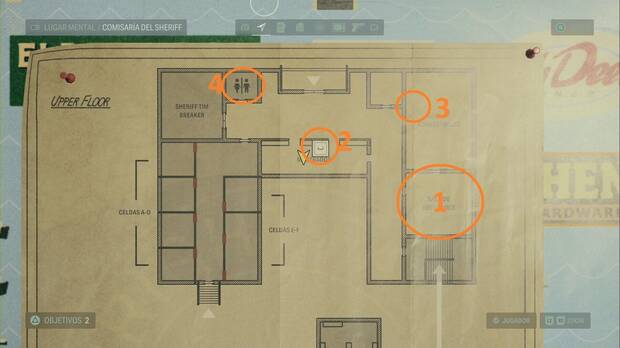 Alan Wake 2 - Invitación: puntos de interés en la planta baja