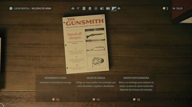 Alan Wake 2 - Escopeta recortada