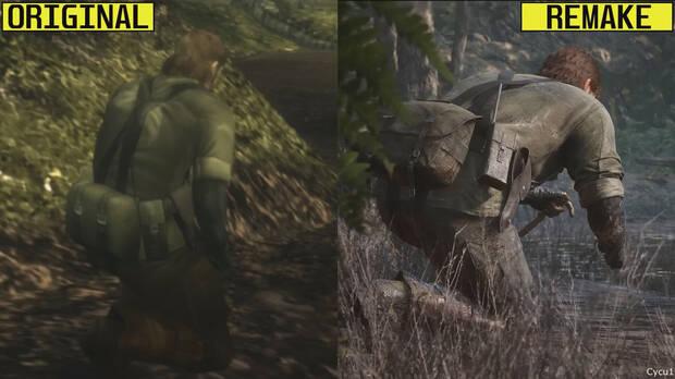 Metal Gear Solid Delta comparativa